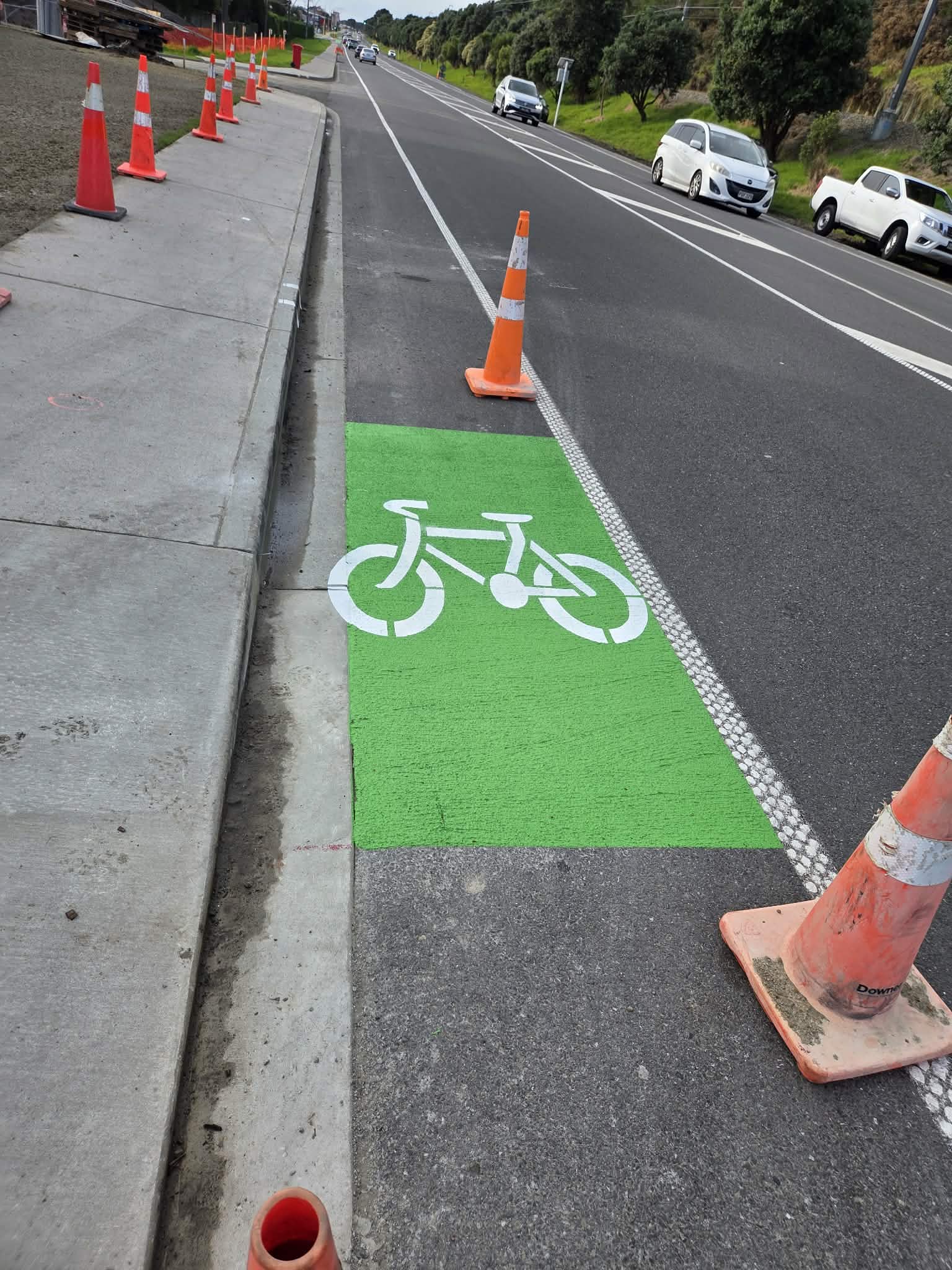 Line marking work 28
