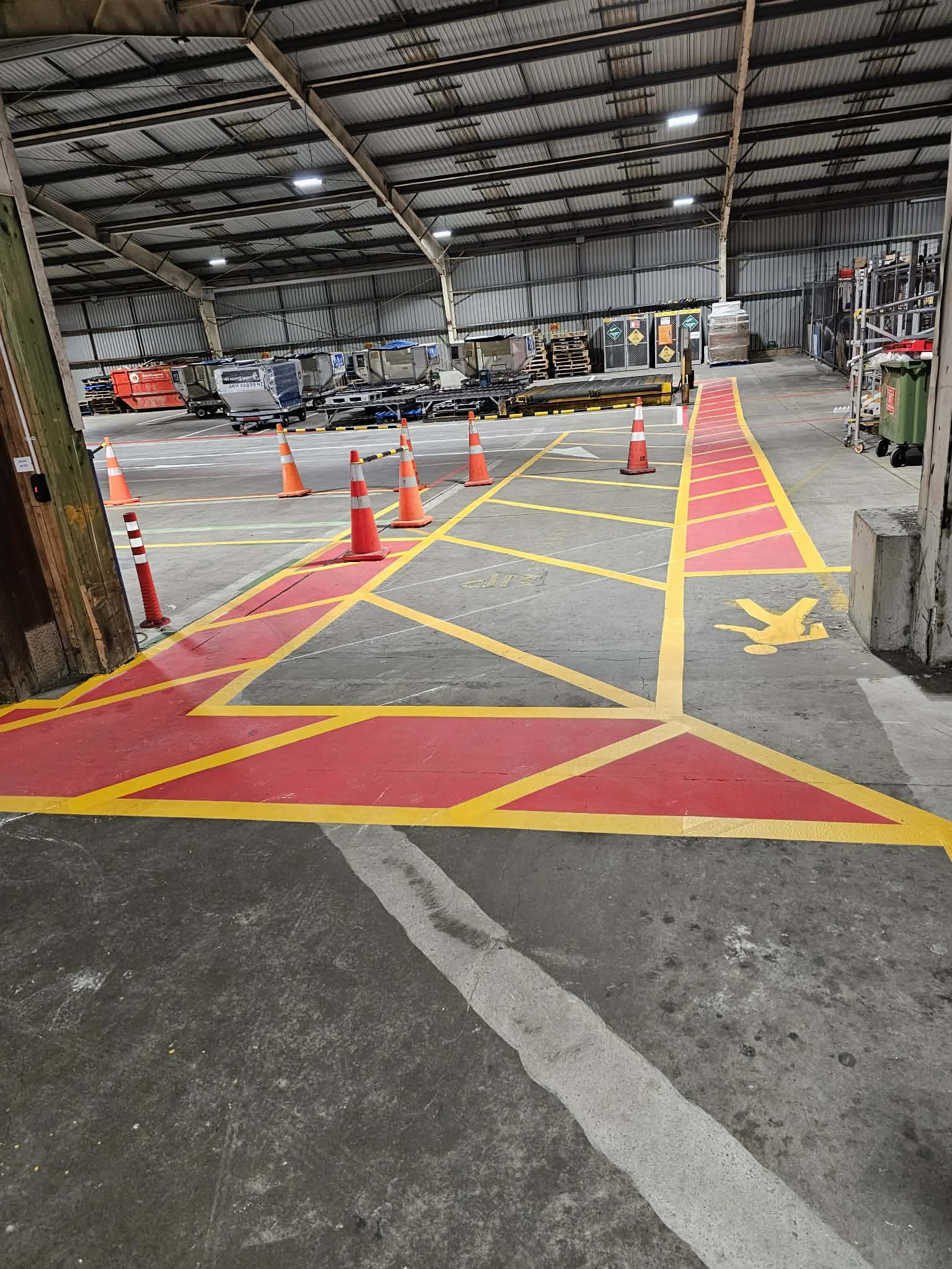 Line marking work 15