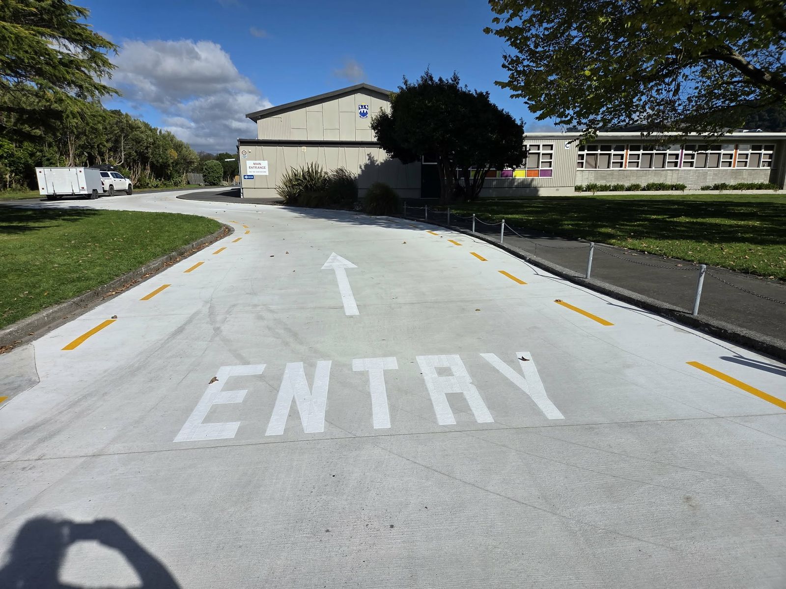 Line marking work 41