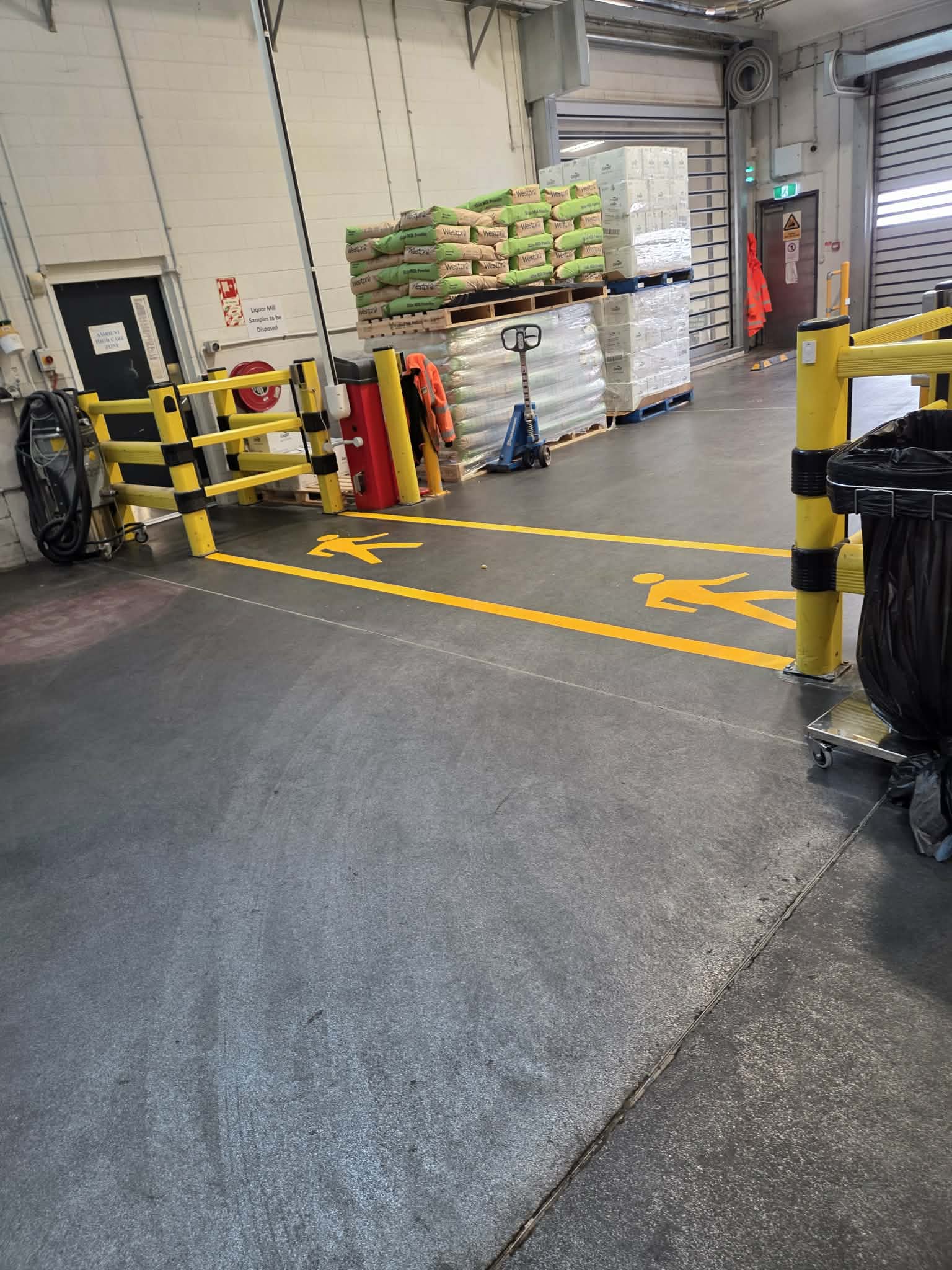 Line marking work 21