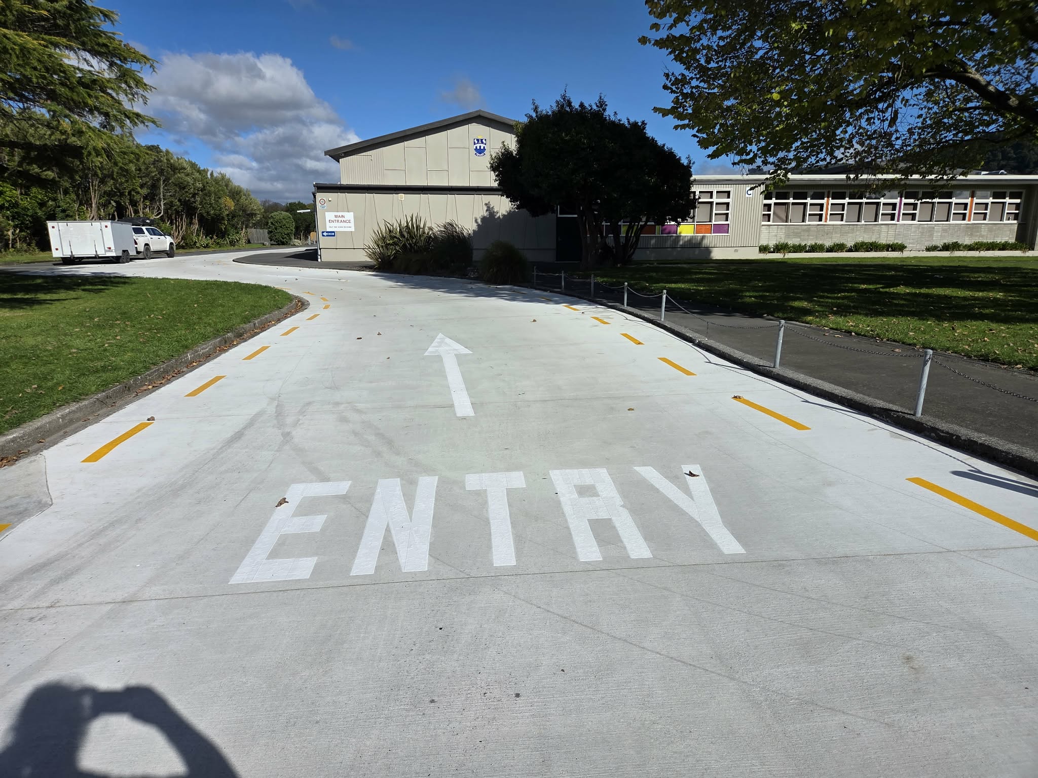 Line marking work 41