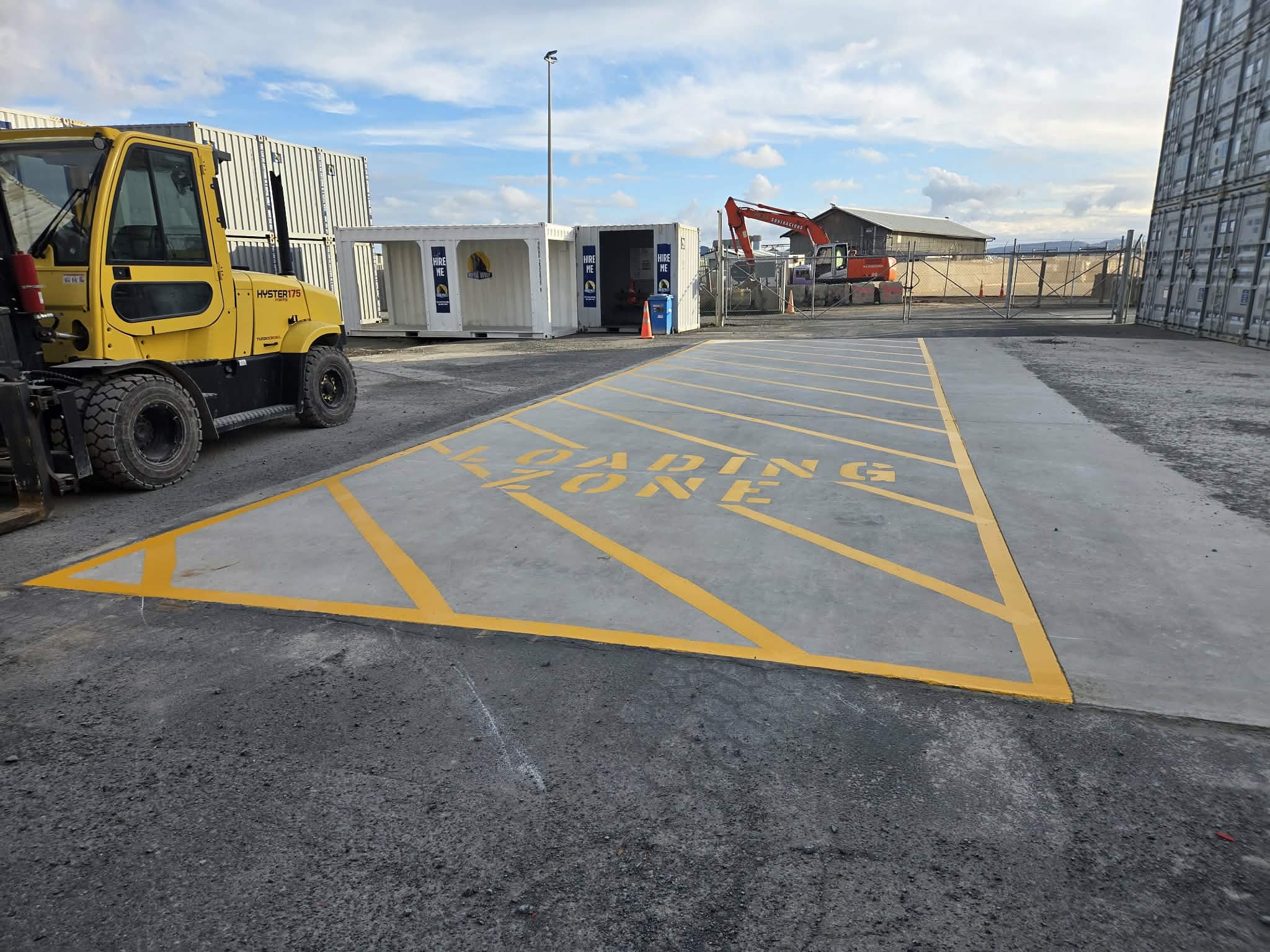 Line marking work 23