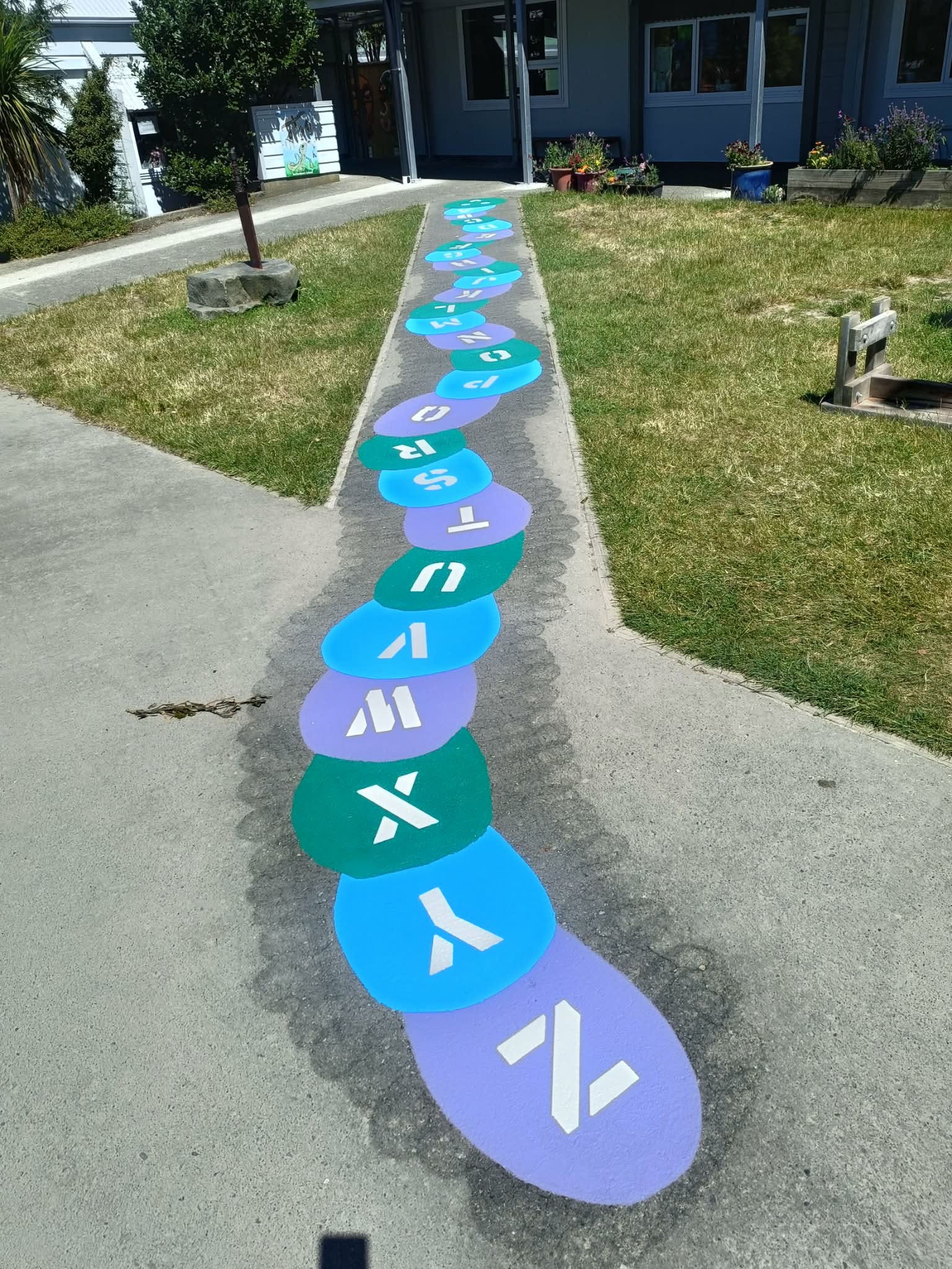 Line marking work 18