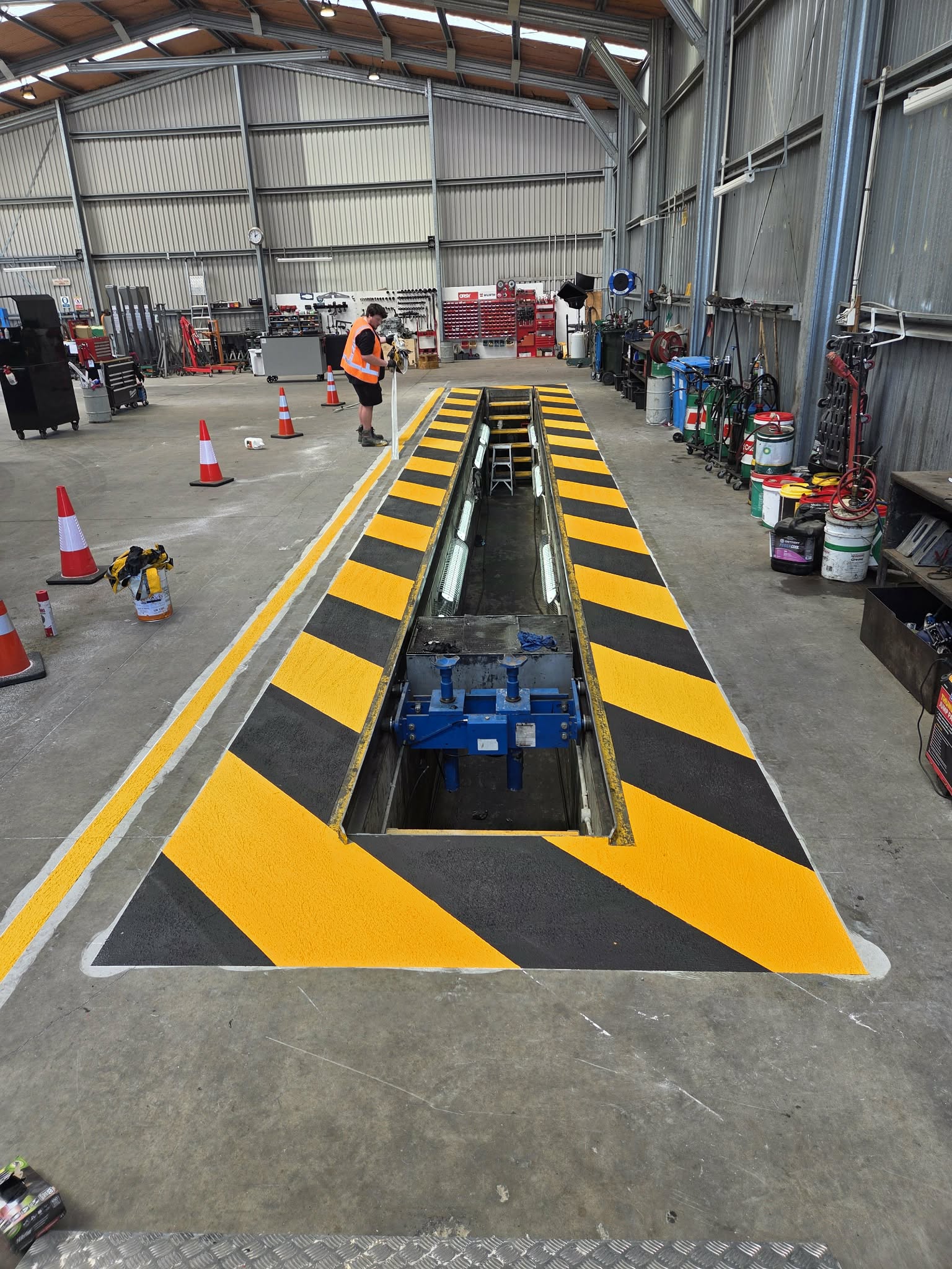 Line marking work 50