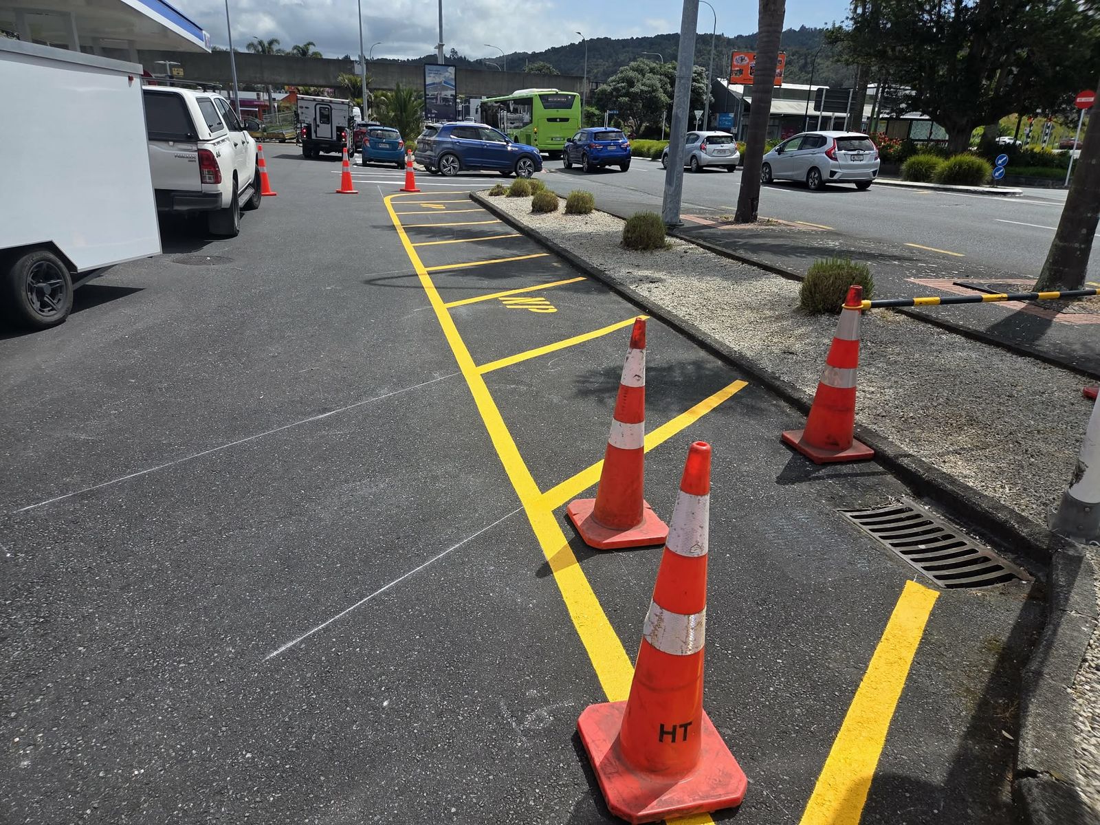 Line marking work 11