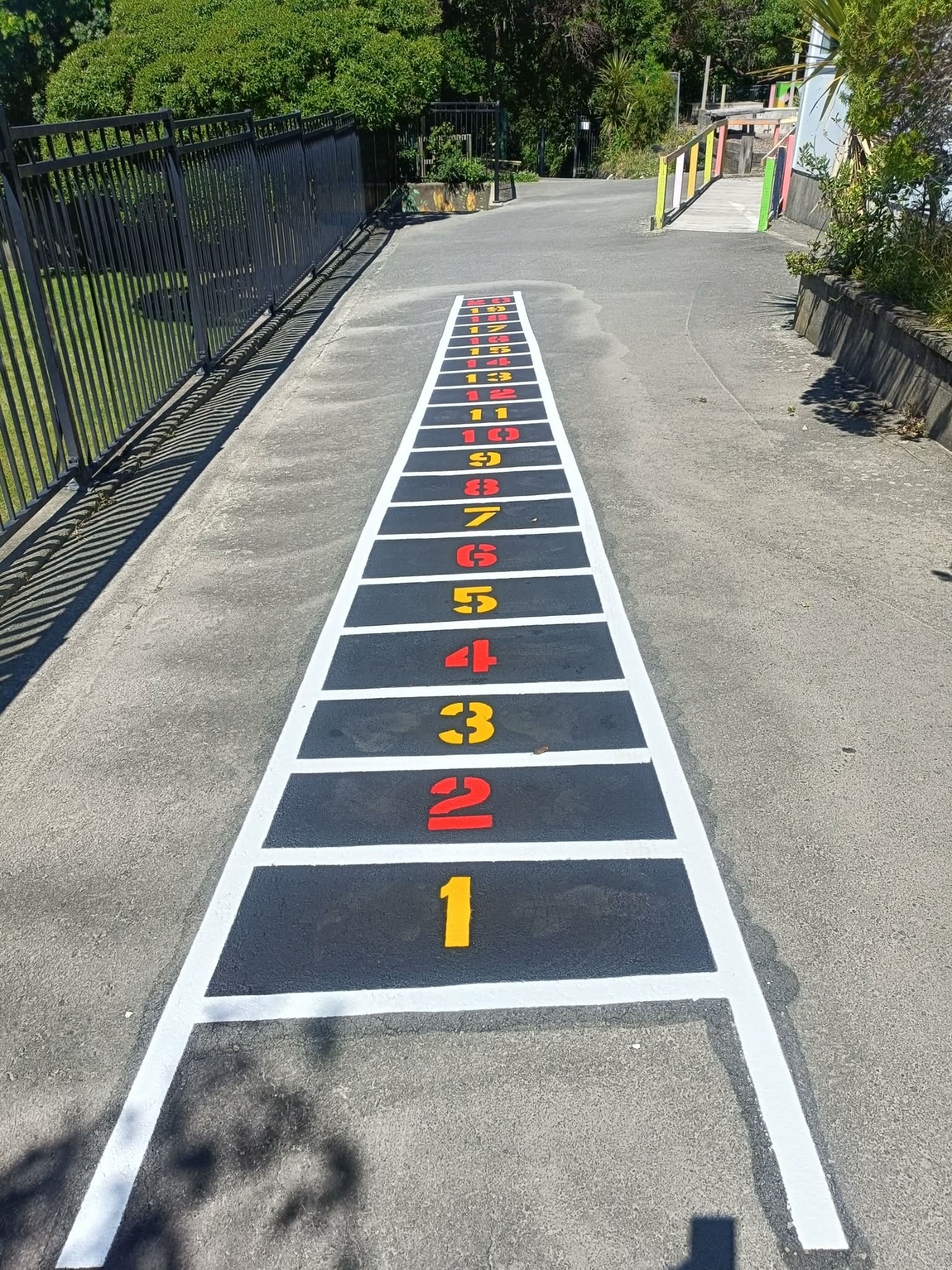 Line marking work 16