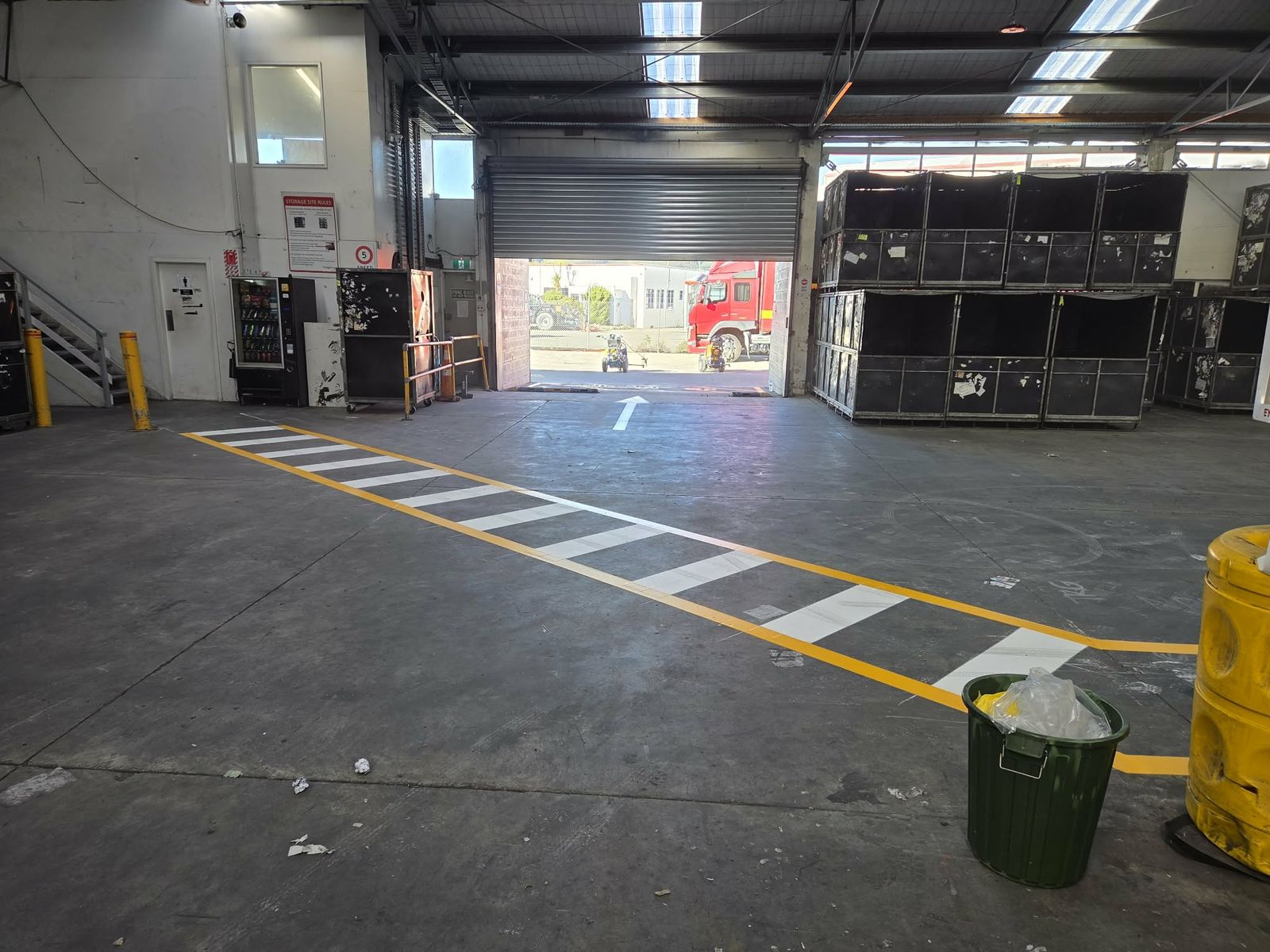 Line marking work 49