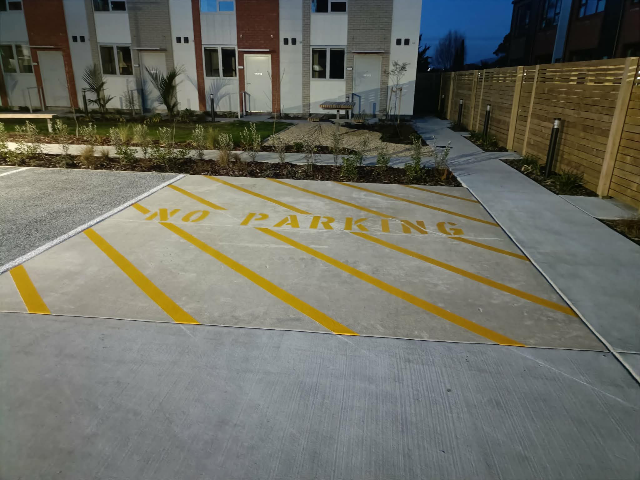 Line marking work 24