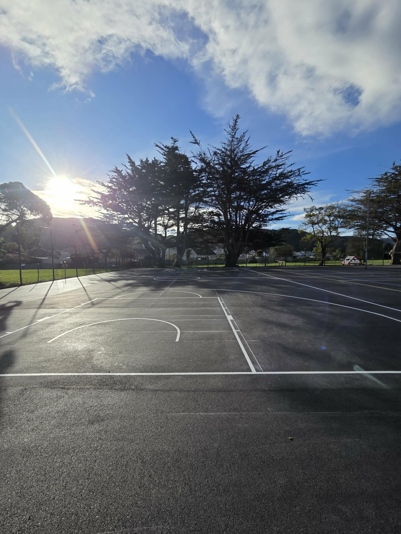 Line marking work 32
