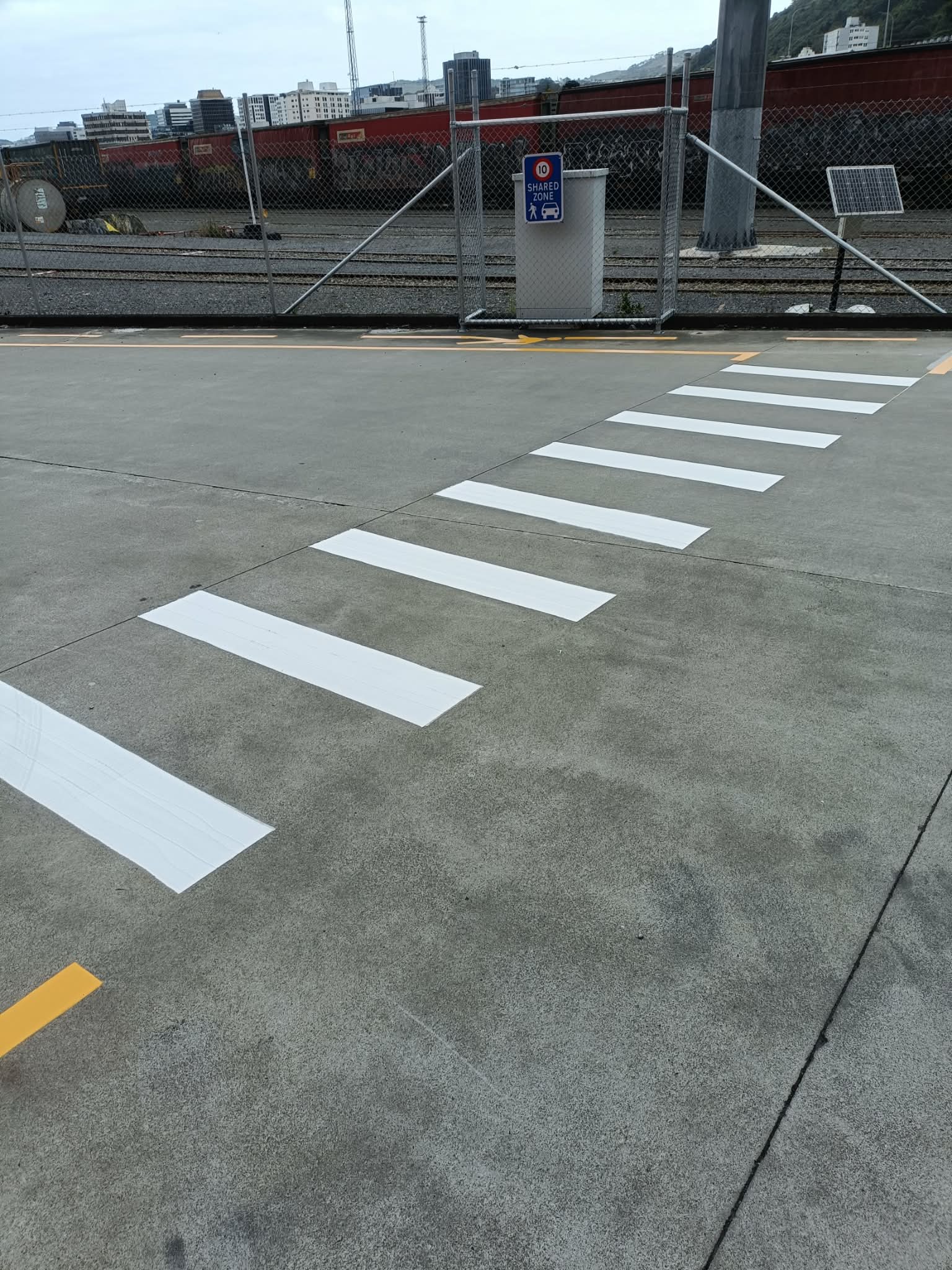 Line marking work 47