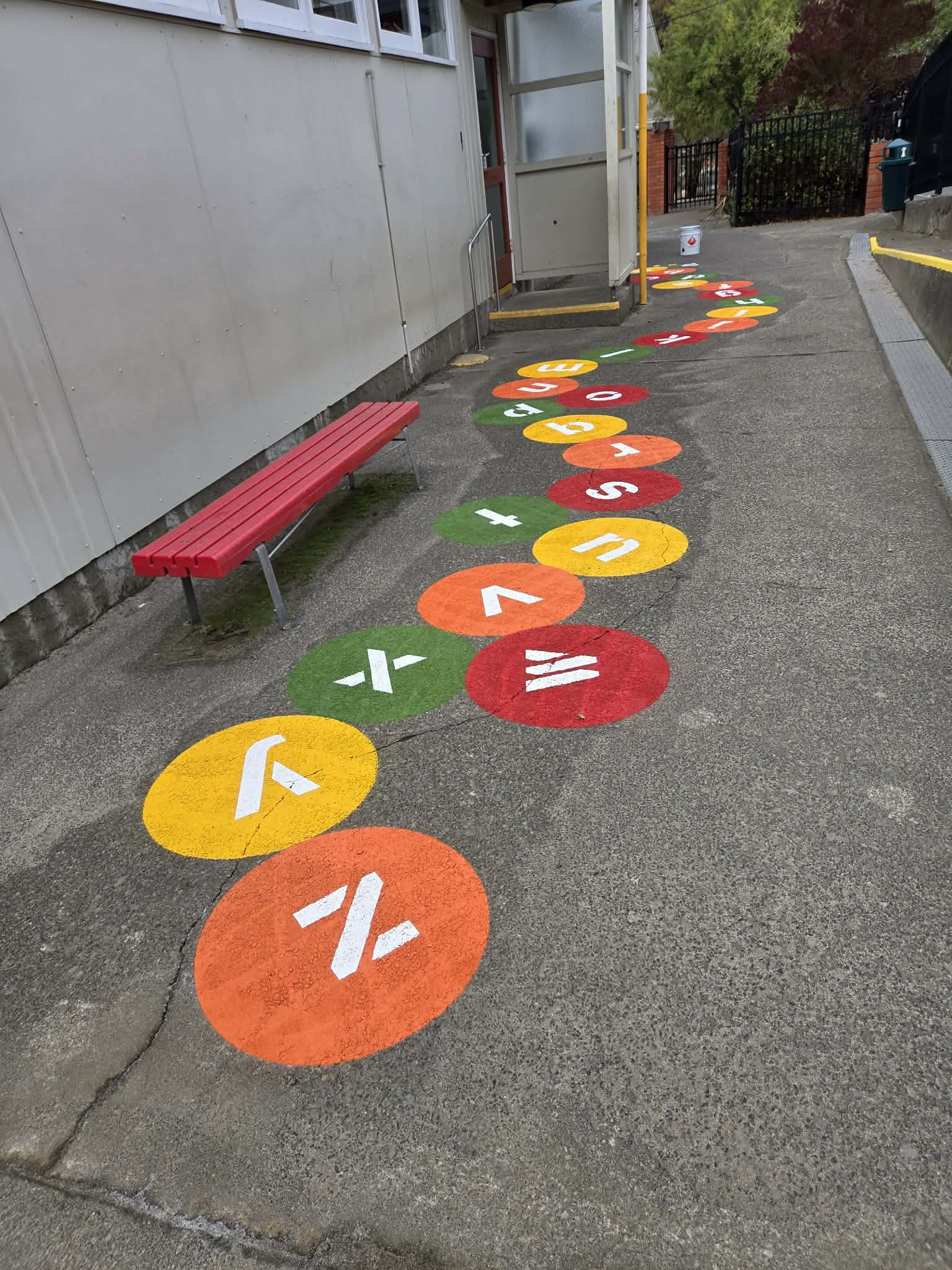 Line marking work 54
